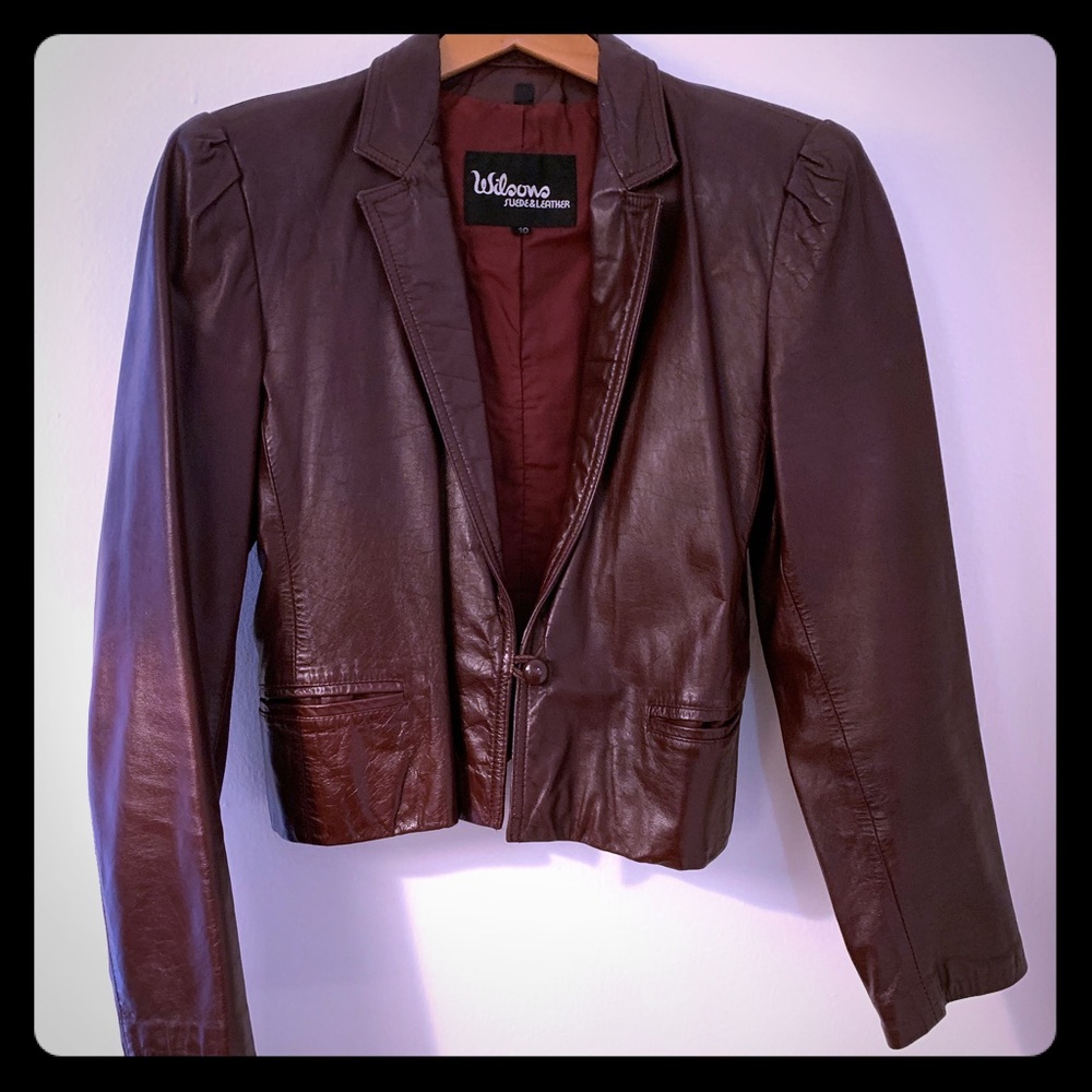 Vintage leather jacket